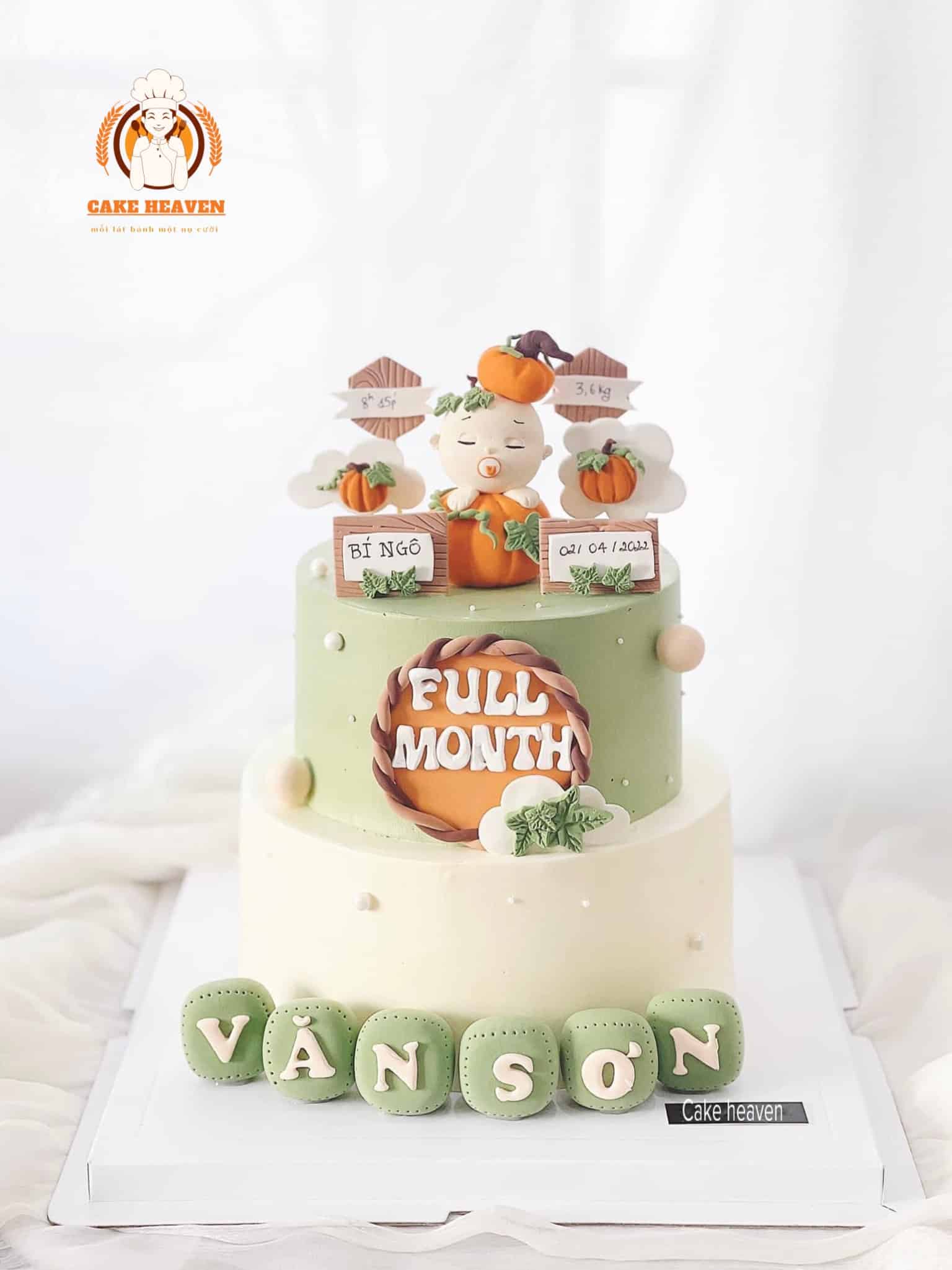 Mẫu bánh full month